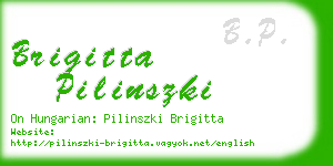 brigitta pilinszki business card